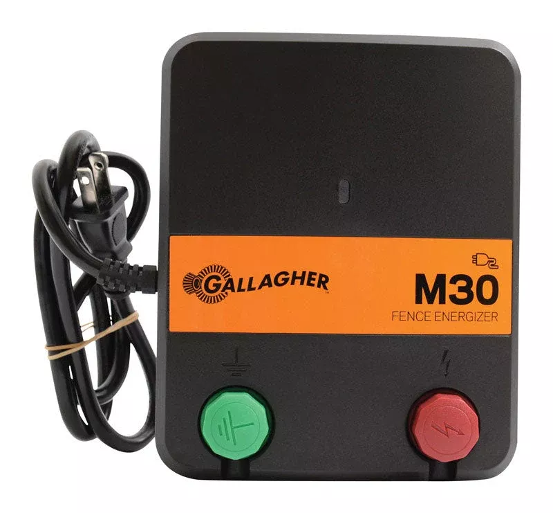 Gallagher M30 Electric Fence Energizer, 5 Mile