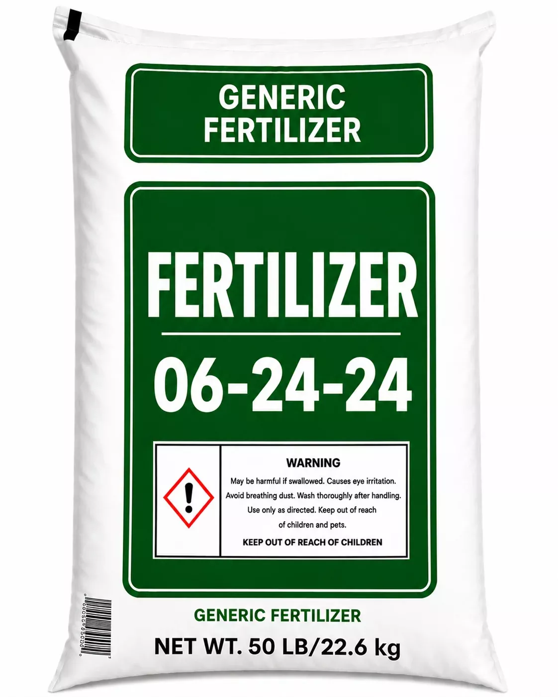 Generic Fertilizer 06-24-24 Farm Fertilizer, 50 lb Bag