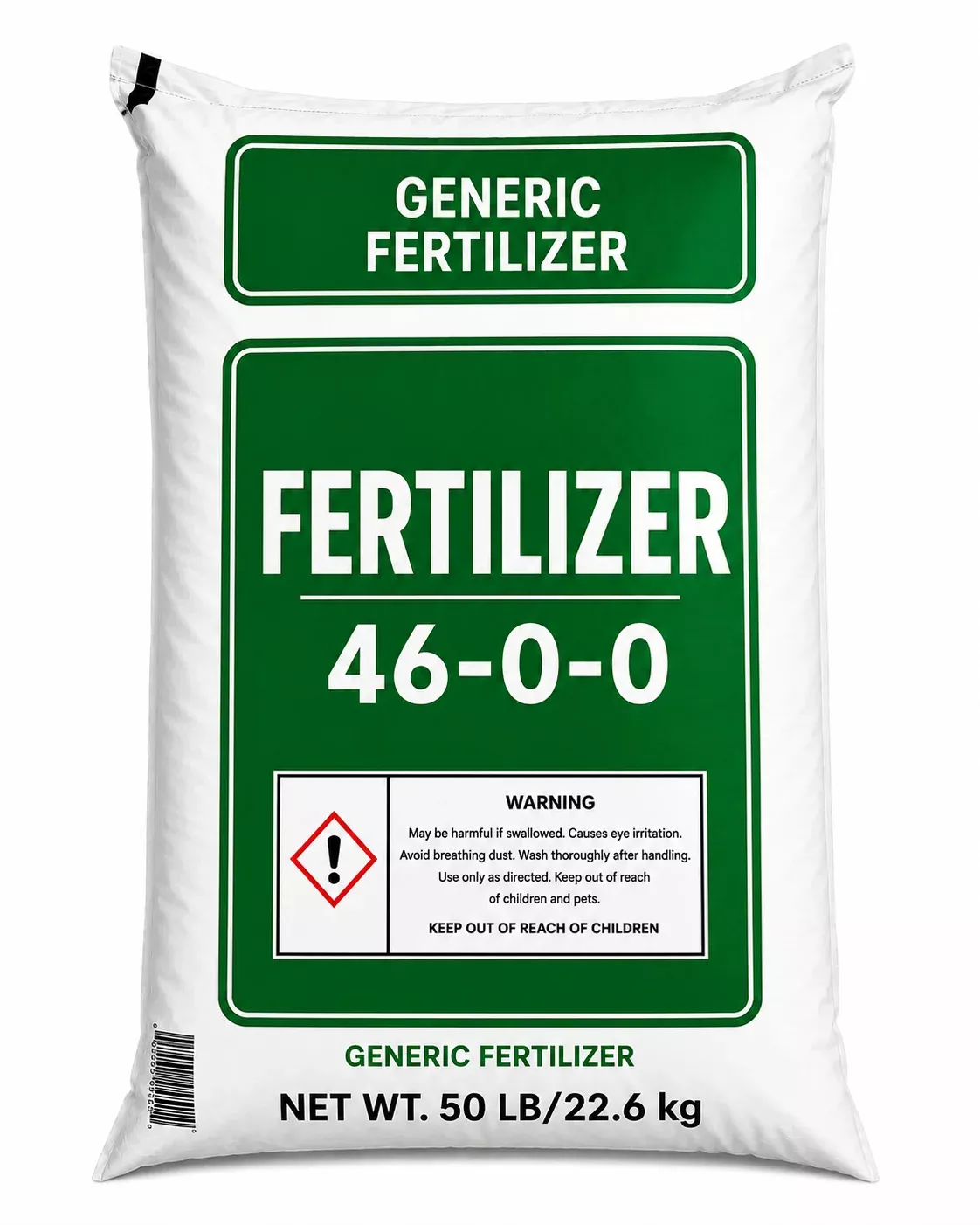 Generic Fertilizer 46-0-0 Fertilizer Grade Urea, 50 lb