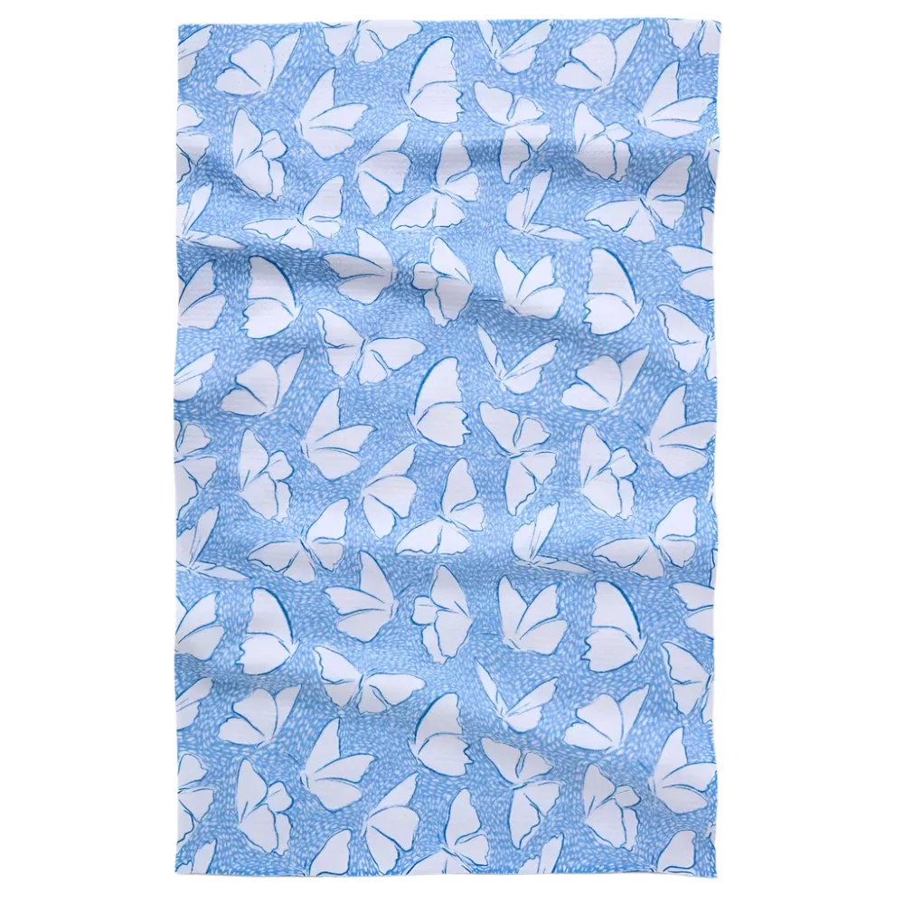 Geometry Fly Away Butterfly Tea Towel