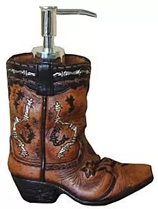Gift Corral Cowboy Boot Soap Dispenser