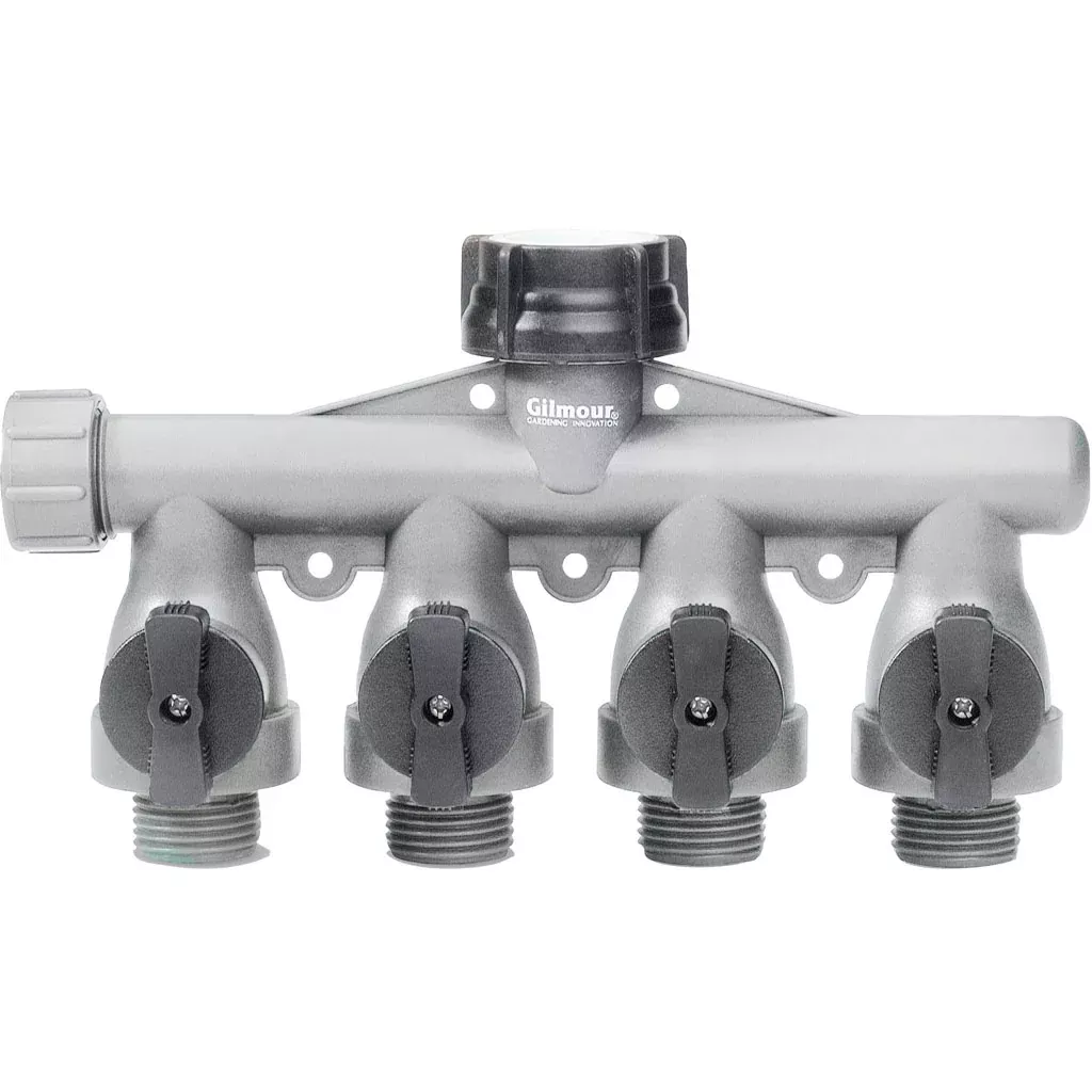 Gilmour Full Flow Poly 4-Way Connector