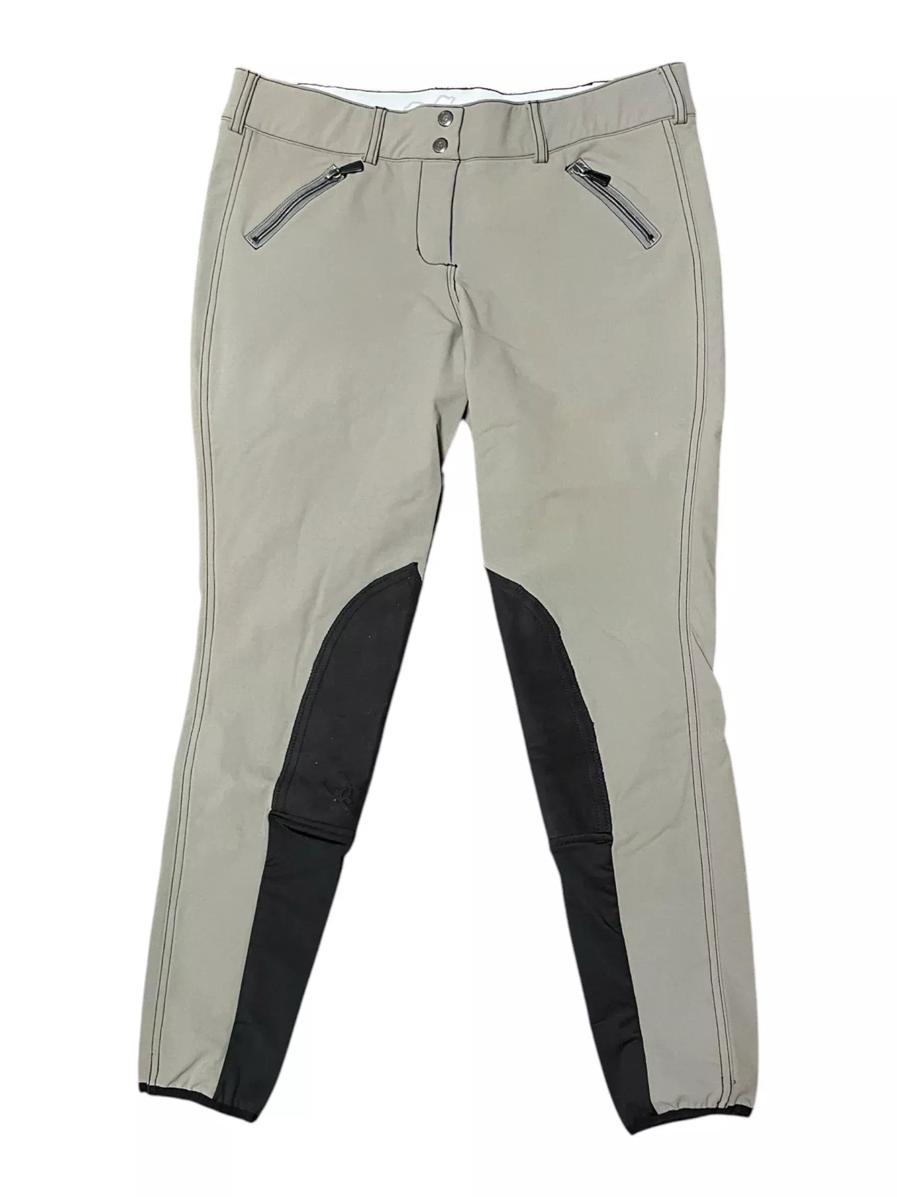 Goode Rider KP Breech - Gray-Brown/Black - 36L - USED
