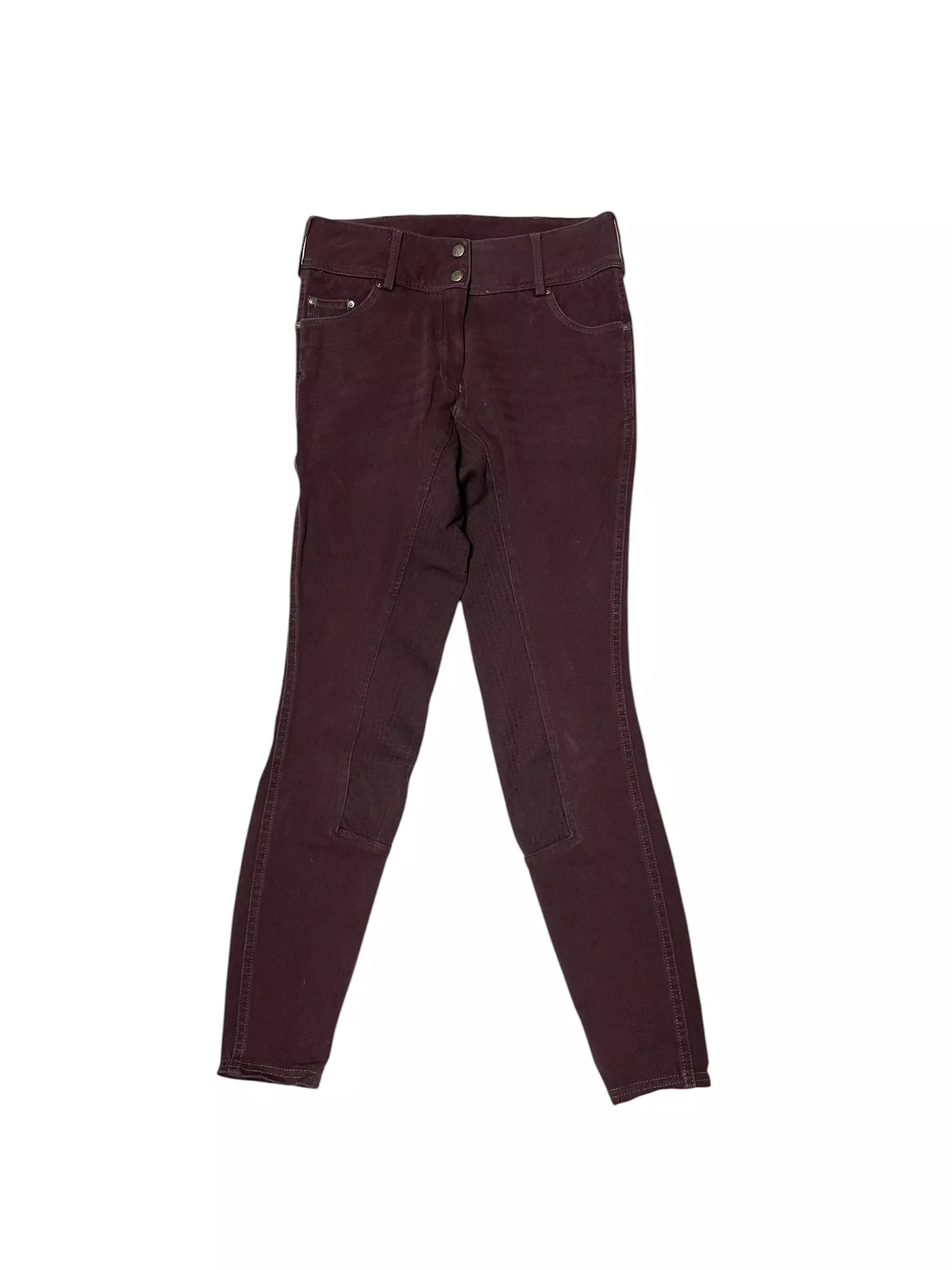 Goode Rider Vogue Jean FS Breech - Maroon - 24 - USED