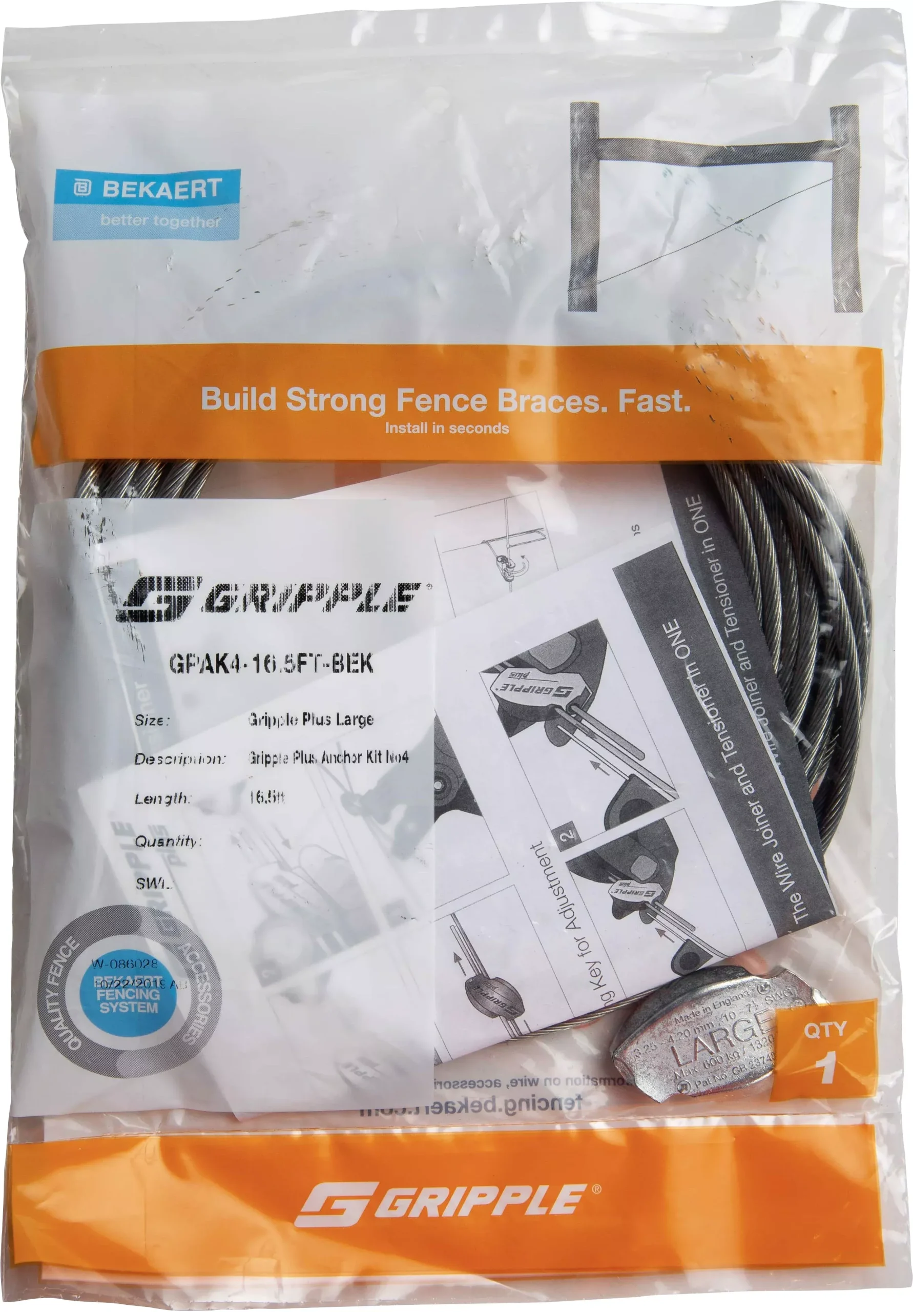 Gripple BeFast Fence Brace Kit