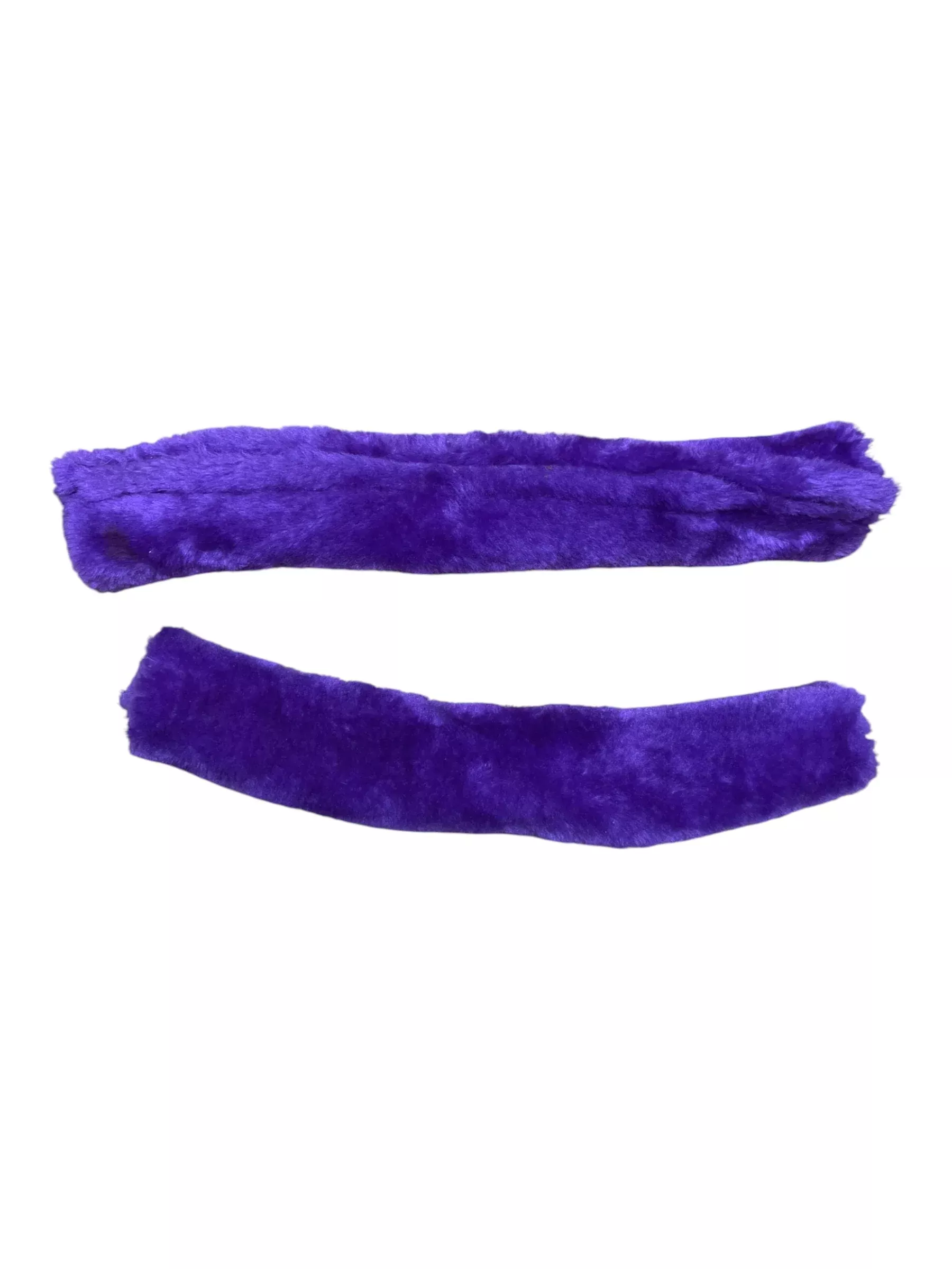 Halter/Bridle Fleeces *2* - Purple - Approx 14" / 11" - USED
