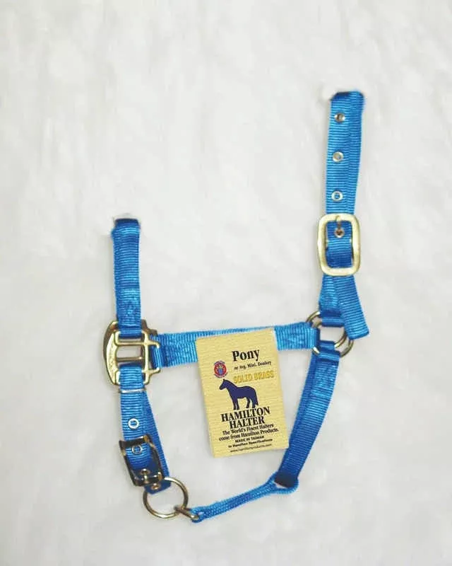 Hamilton Pony Halter with Adjustable Chin and Snap