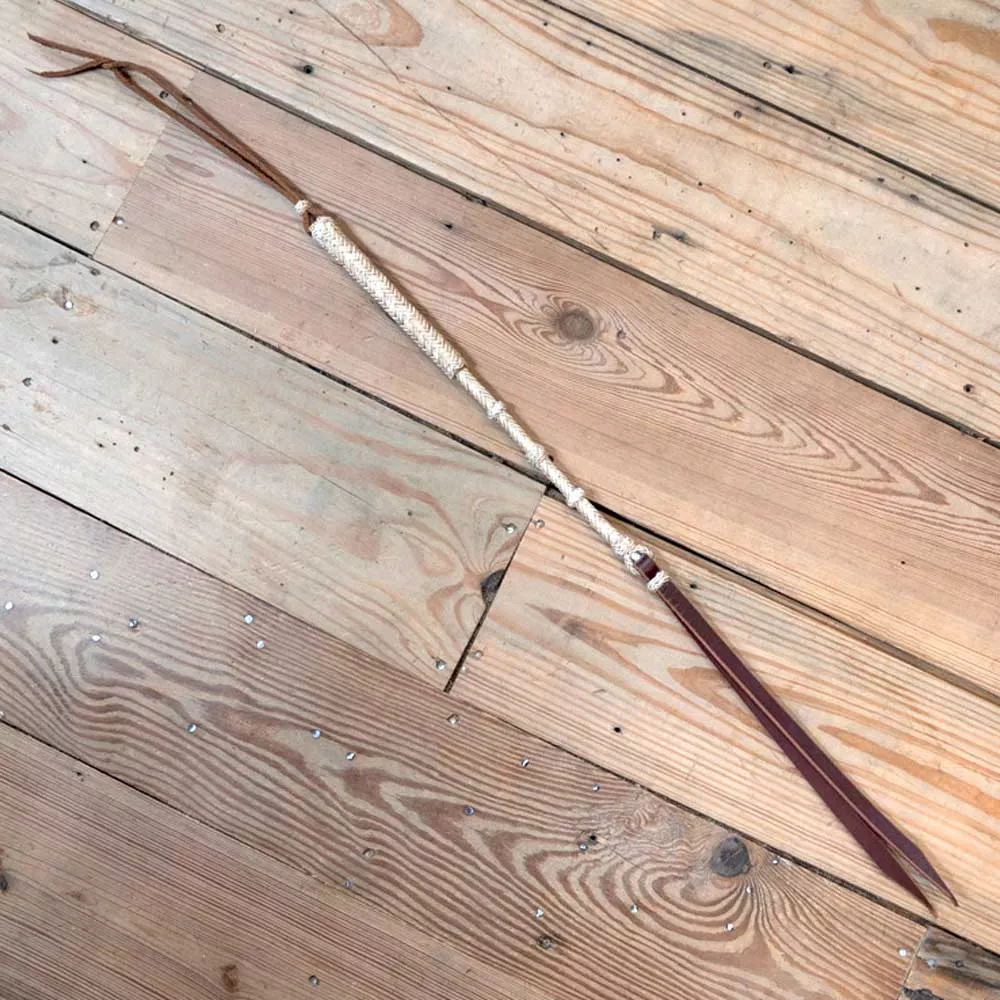 Handmade Bill Elliott 29" Quirt with Popper