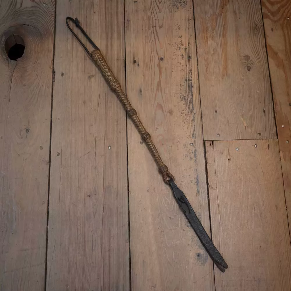 Handmade Braided Rawhide Quirt