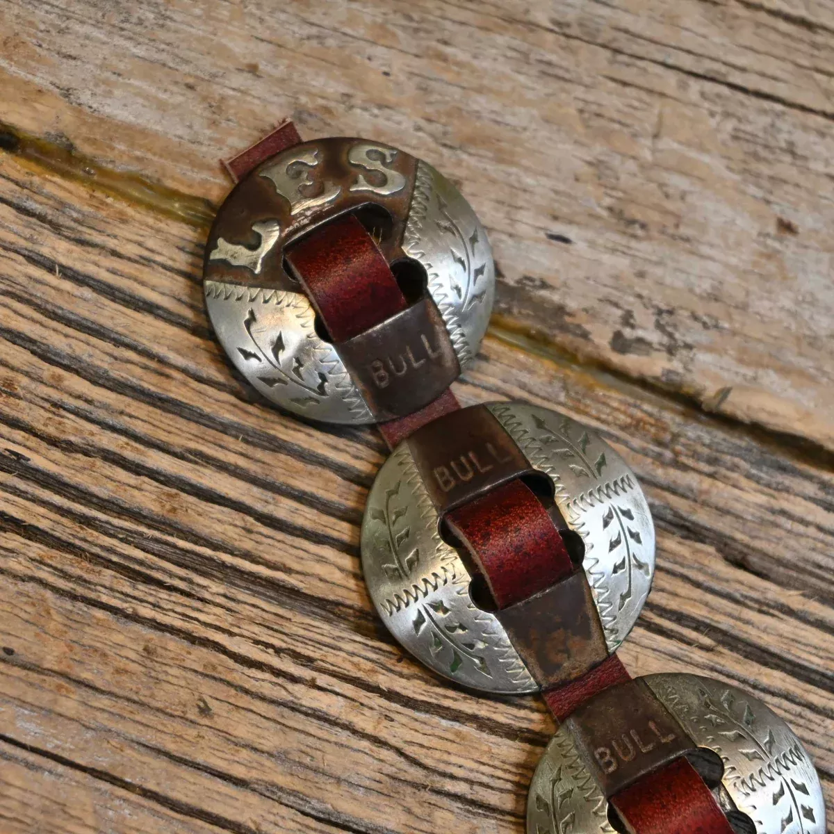 Handmade Bull Concho 6pc. Set