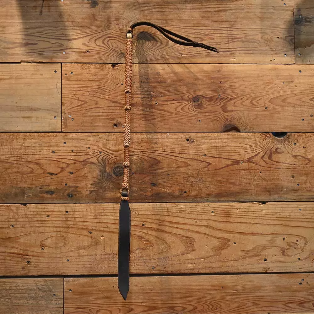 Handmade by Bill Elliott 26" Rawhide Hand Quirt