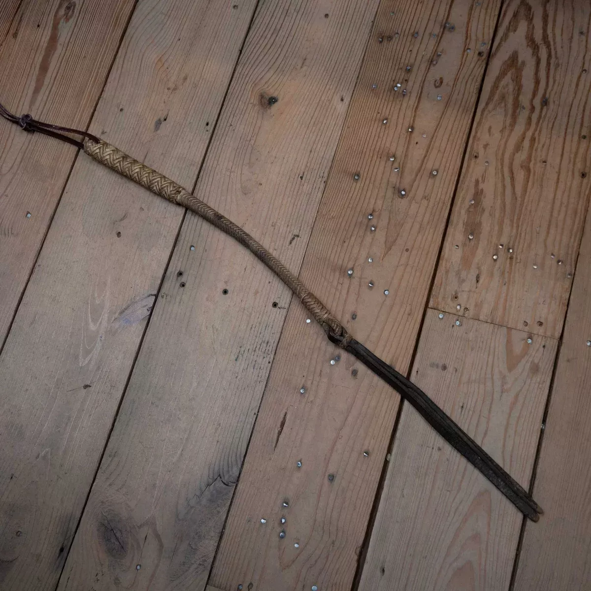 Handmade Rawhide Braided Quirt