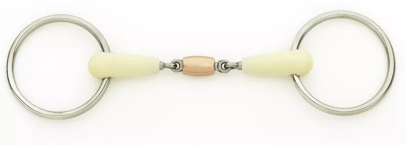 Happy Mouth Copper Roller Mouth Loose Ring Bit - Double Jointed