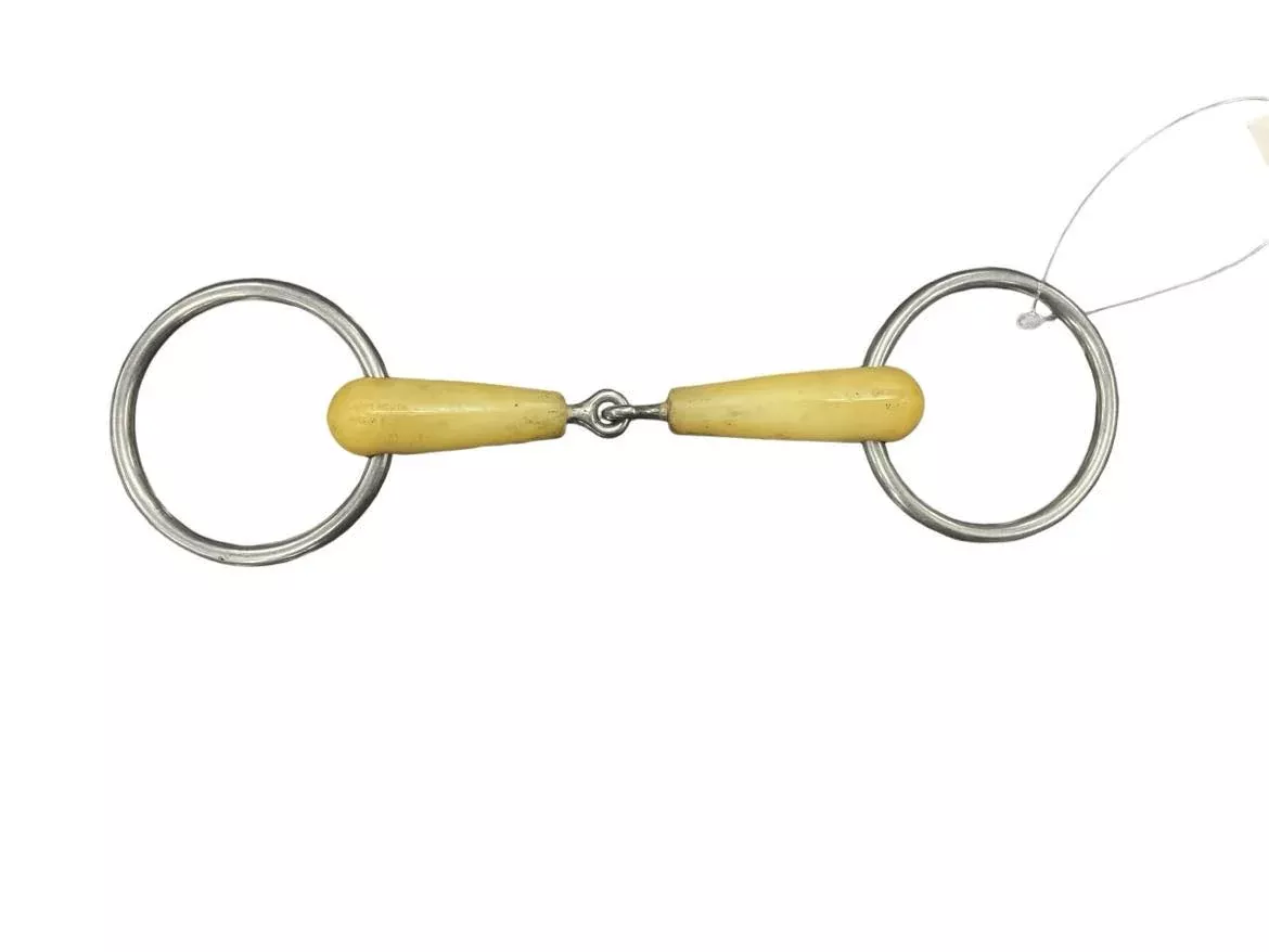 Happy Mouth Loose Ring Snaffle - SS/Rubber - 125MM (5") - USED