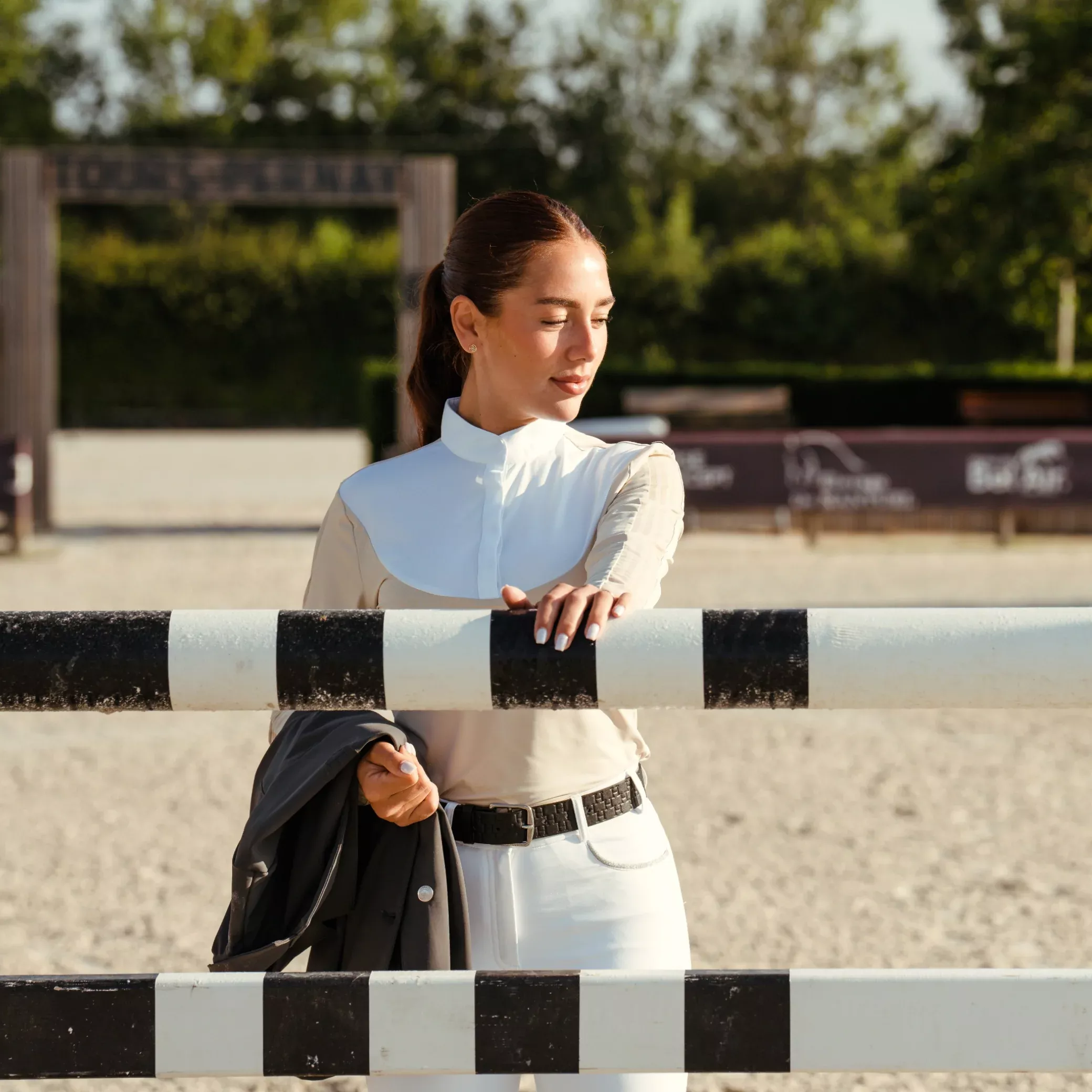 Harcour Pannie Competition Long Sleeve Polo Shirt