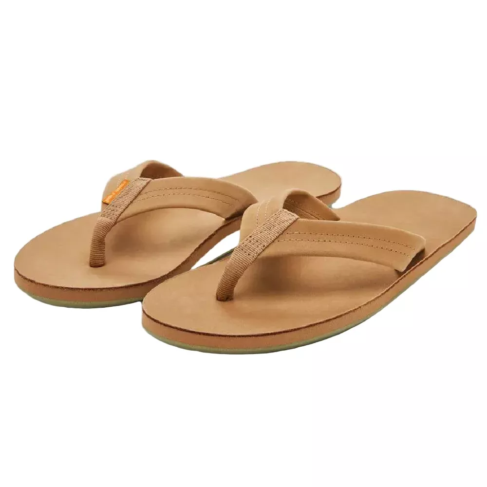 Hari Mari Men's Fields Flip Flop - Tan/Olive