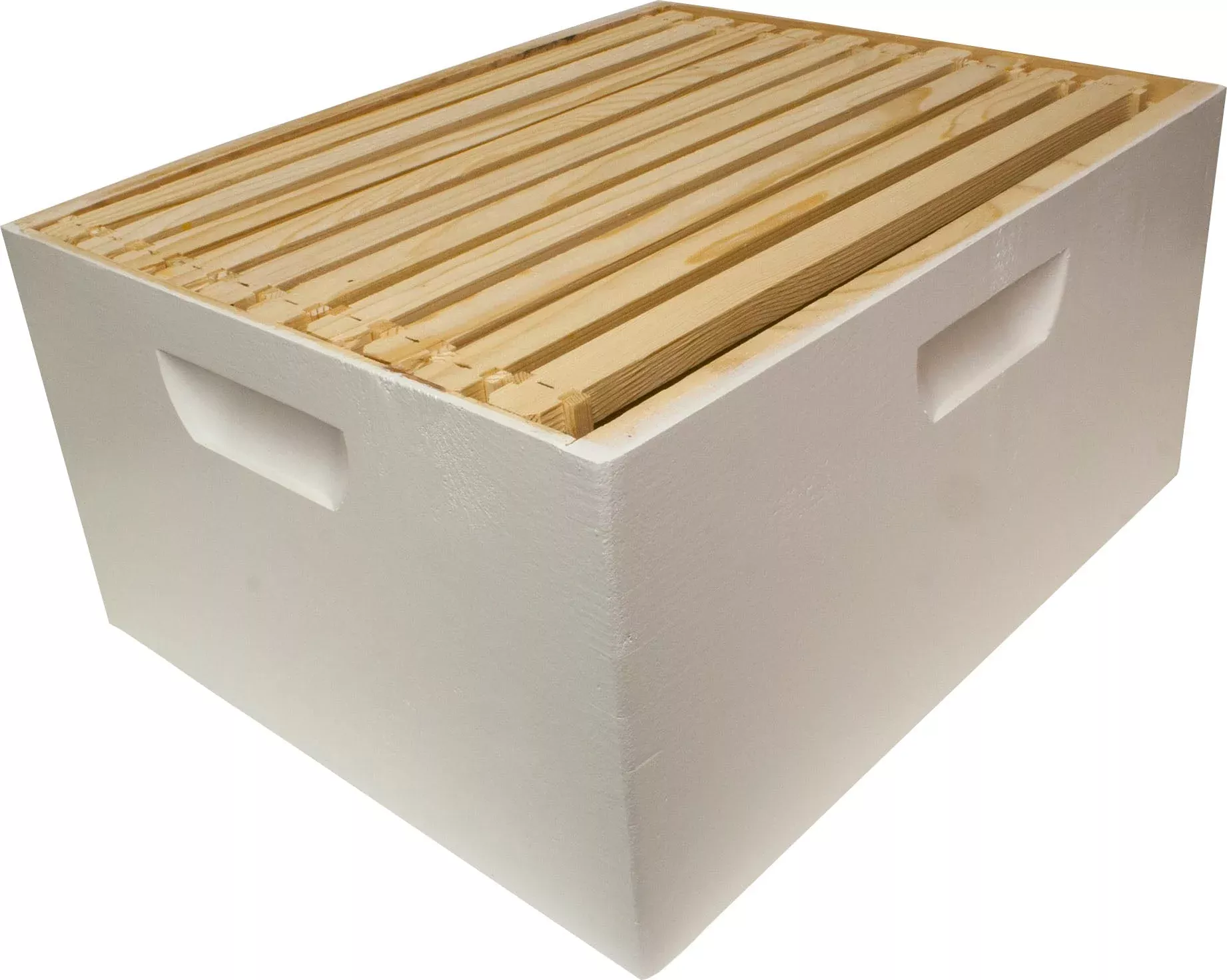 Harvest Lane Honey Deep Box Combo Painted W/ 10 Frames & Foundation