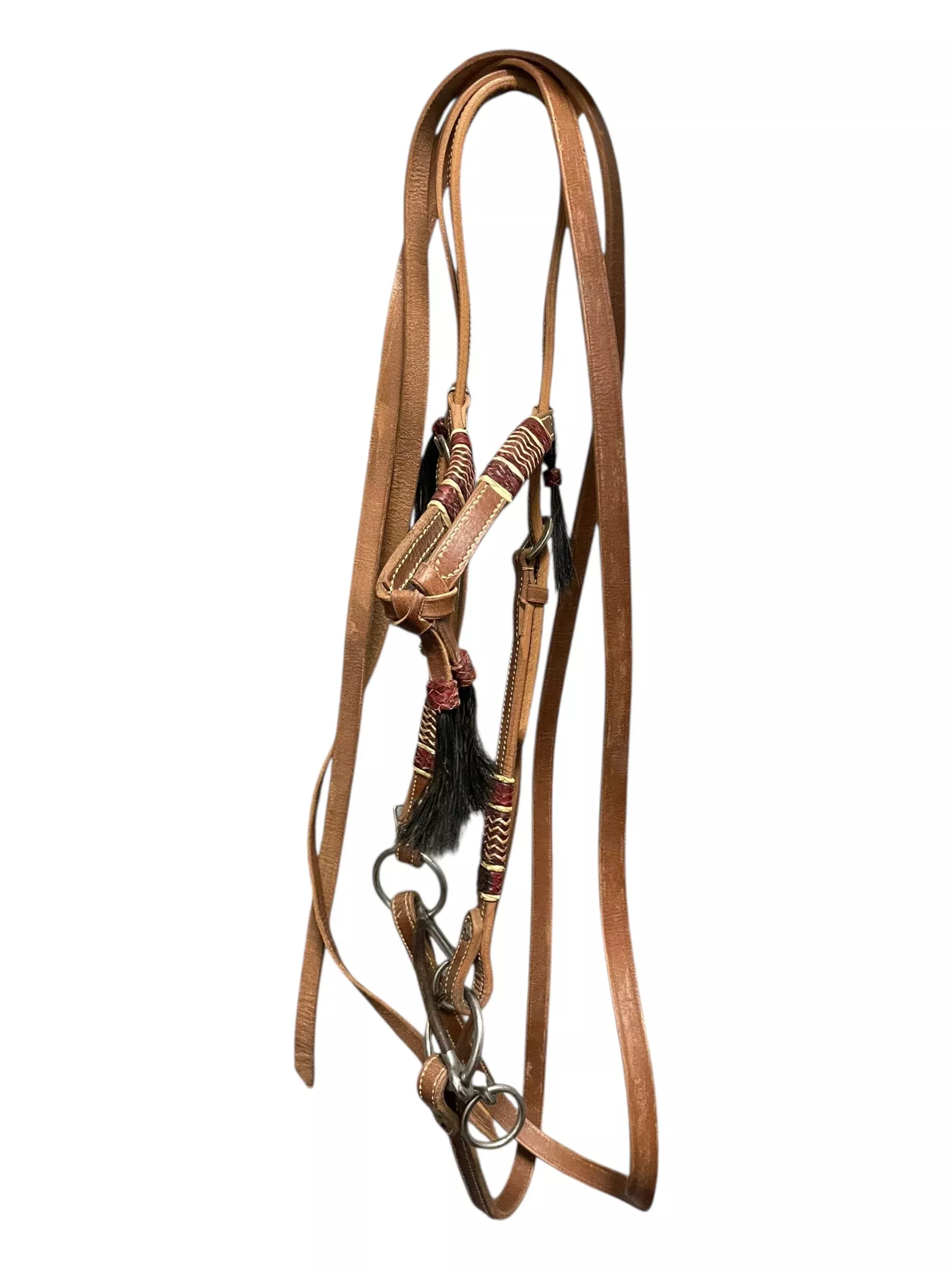Headstall W/ Bit + Reins - Brown - Approx Average Horse - USED