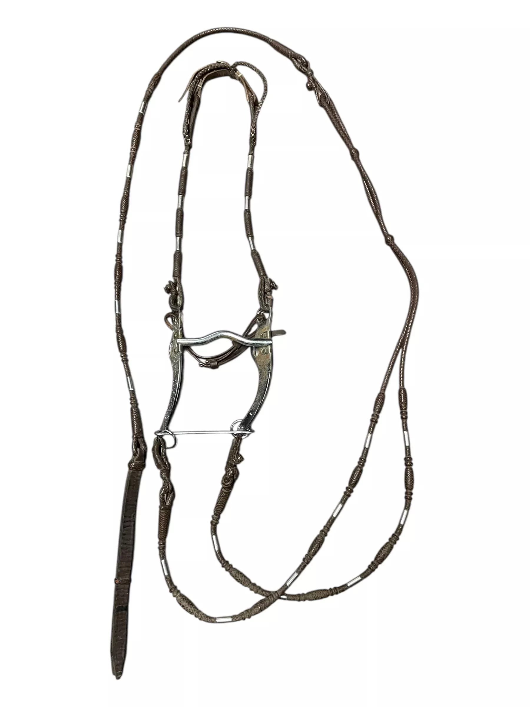 Headstall W/ Reins + Bit - Brown - USED