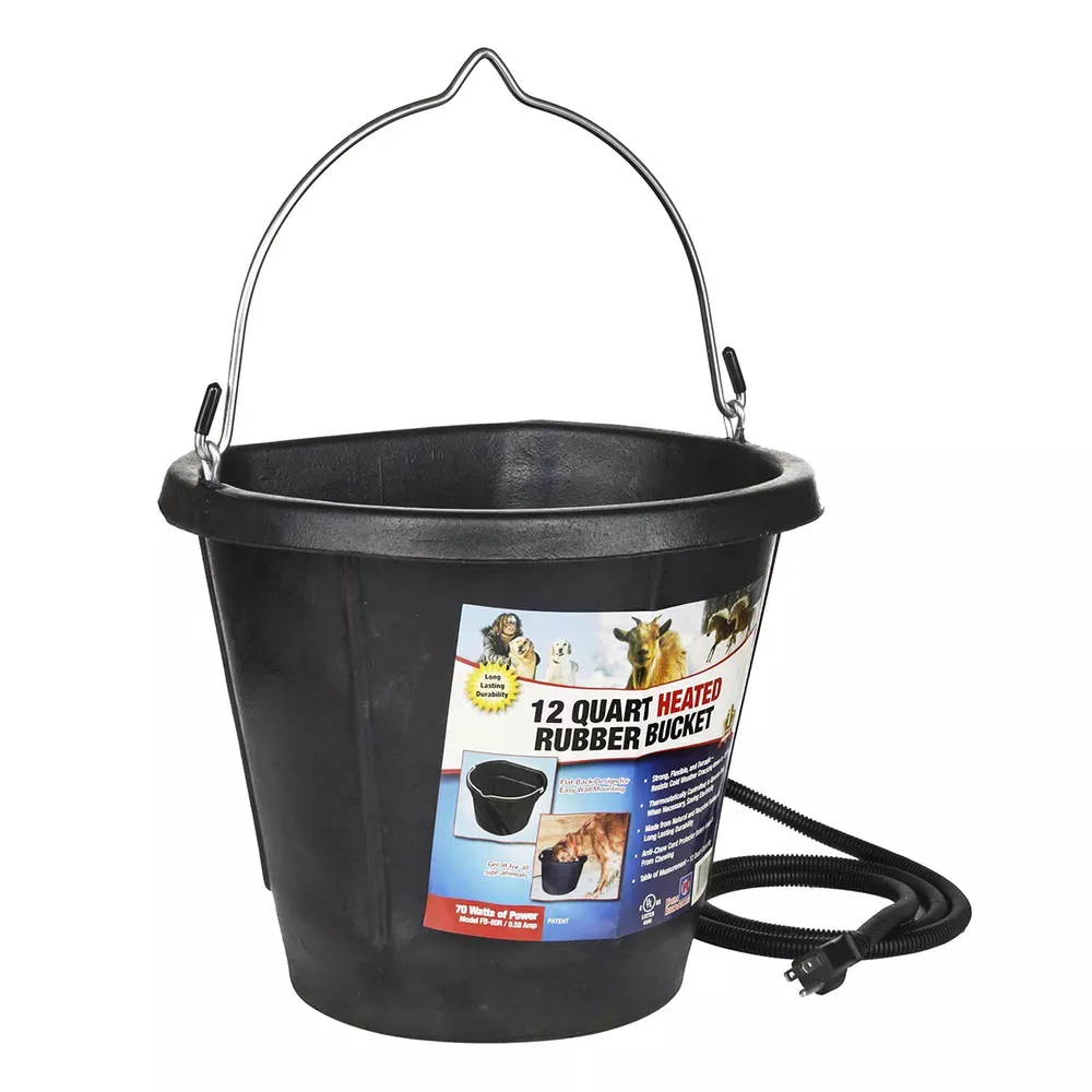Heated Rubber Bucket