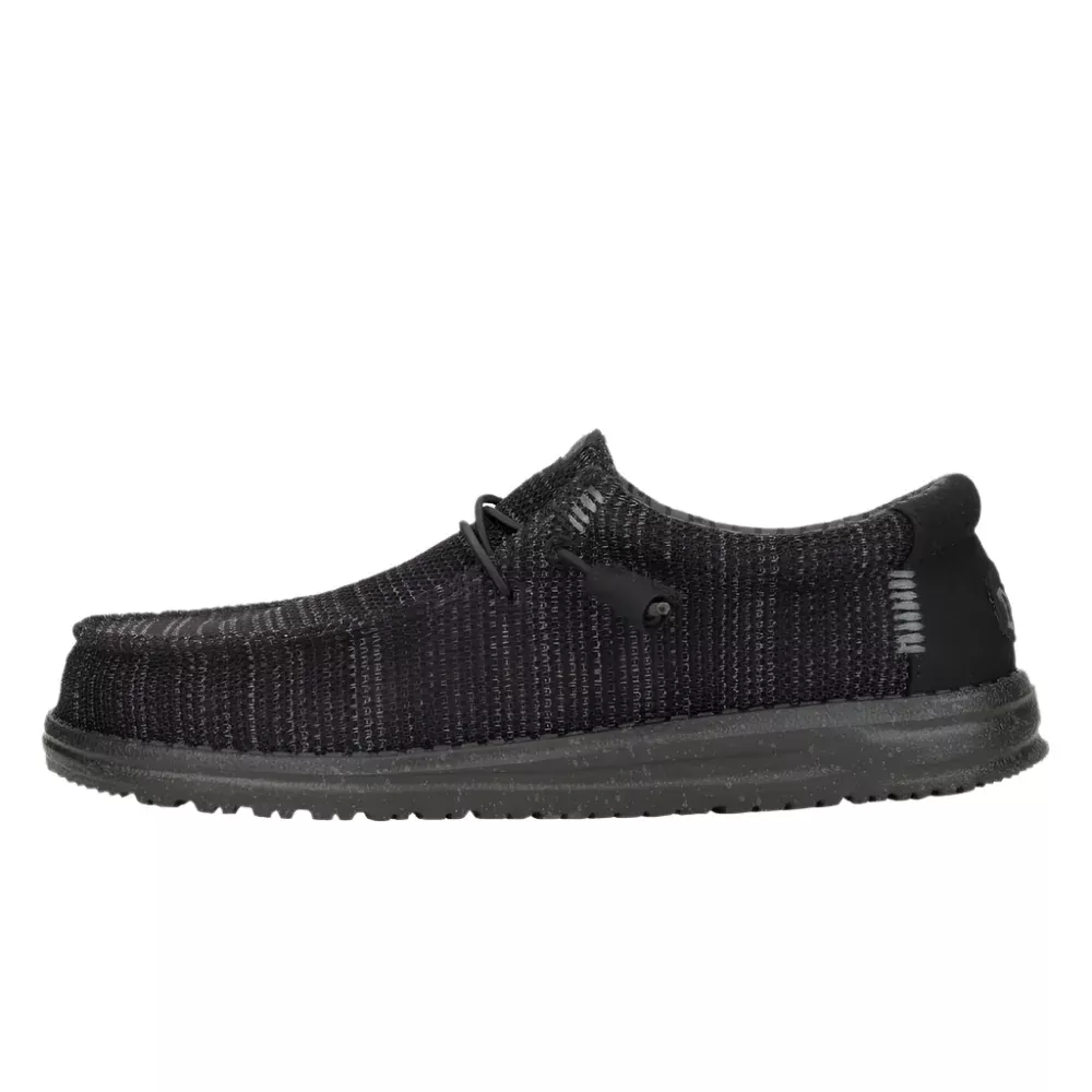 Hey Dude Wally Stretch Sox - Black/Black