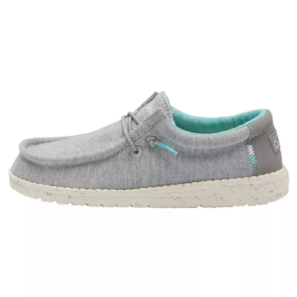 Hey Dude Youth Wally - Stretch Grey