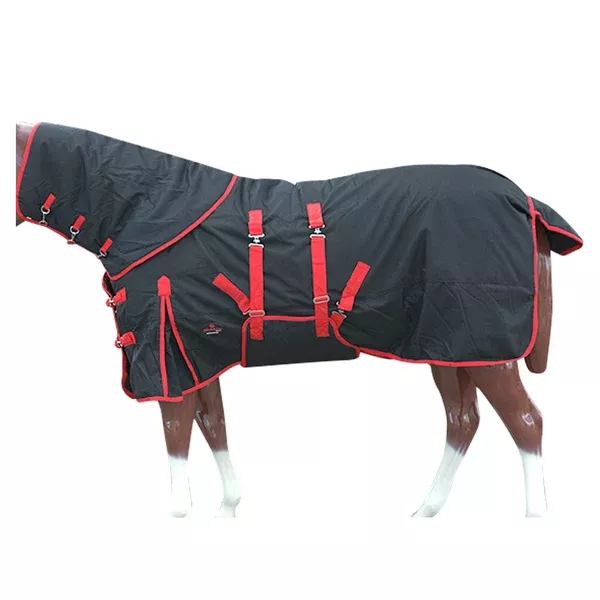 HILASON 1200D Waterproof Winter Horse Blanket Neck Cover Belly Wrap