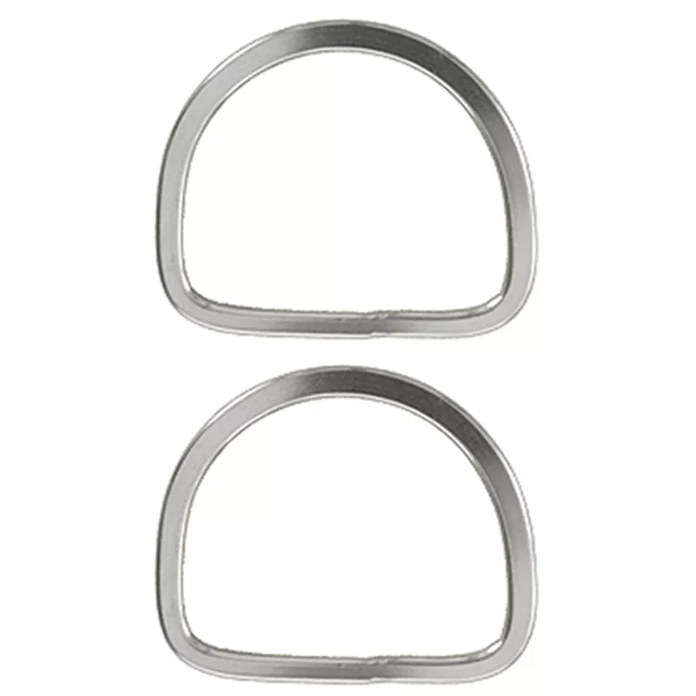 Hilason 3 1/2 In Horse Saddle Stainless Steel Stamp Rigging Dee