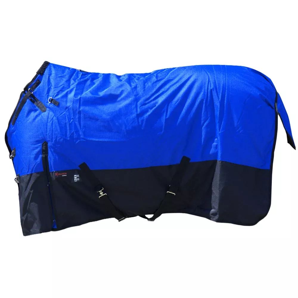 Hilason 600D Waterproof Turnout Miniature Horse Winter Blanket Blue