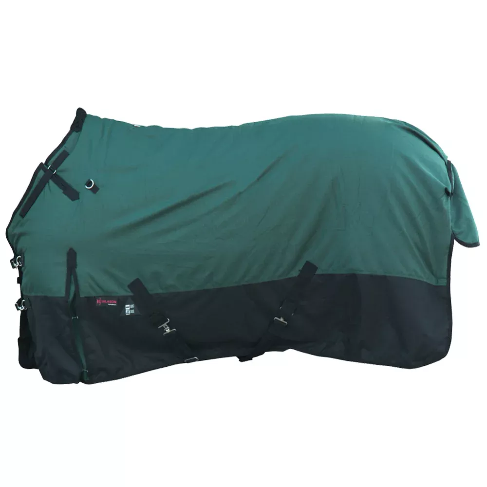 Hilason 600D Waterproof Turnout Miniature Horse Winter Blanket Green