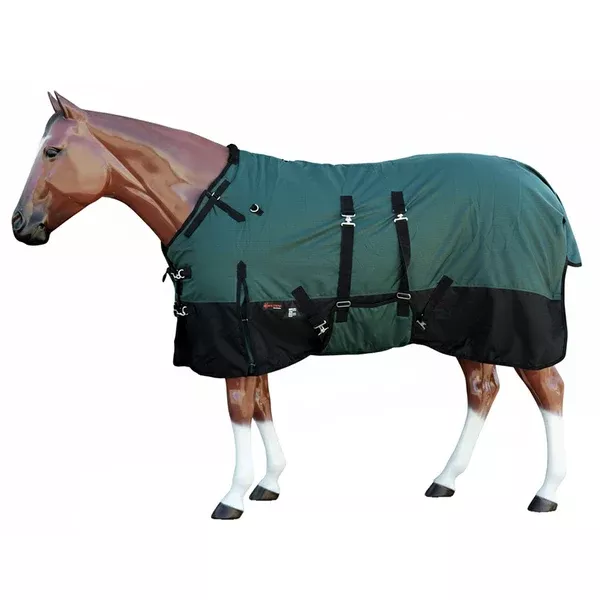 HILASON 600D Winter Waterproof Poly Horse Blanket Belly Wrap Hunter Green