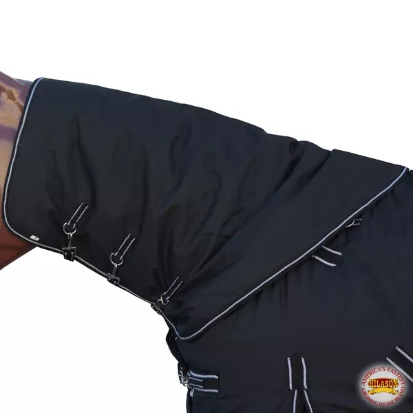 HILASON 600D Winter Waterproof Poly Turnout Horse Hood Neck Cover