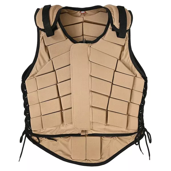 HILASON Adult Safety Equestrian Eventing Protective Protection Vest ‎Tan