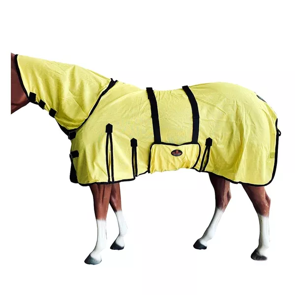 HILASON Horse Fly Sheet UV Protect Breathable Mesh Bug Mosquito Spring