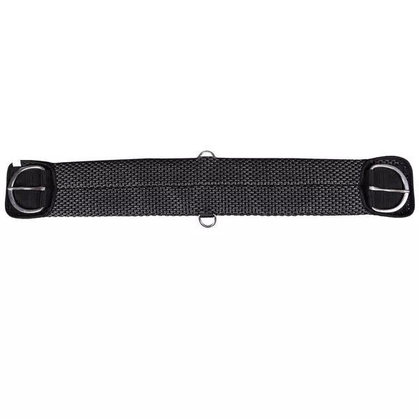 HILASON Horse Neoprene Cinch Girth Stainless Steel Black
