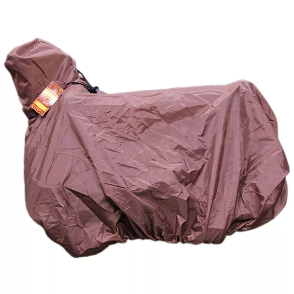 Hilason Horse Tack Brown Nylon Saddle Cover For Western