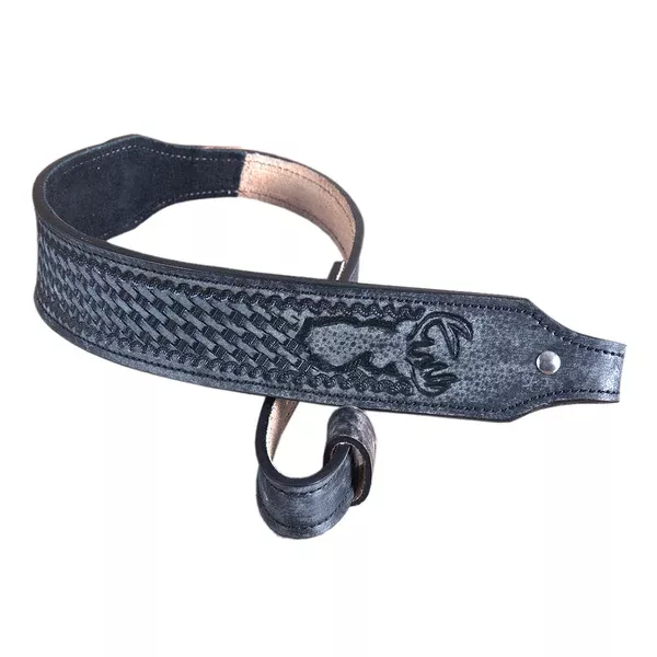 Hilason Rifle Gun Shoulder Strap Sling Wildlife Hand Crafted Leather
