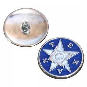 HILASON Screw Back Concho Nickel Enamel Square Compasses Saddle Horse