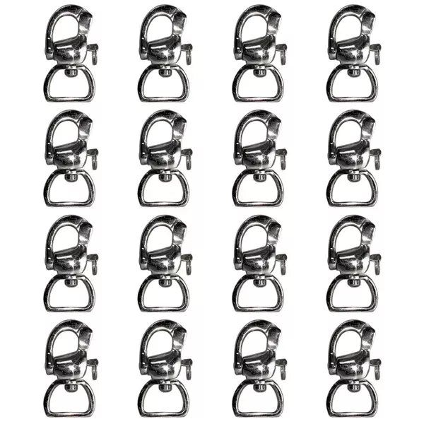 Hilason Stainless Steel Shakel Hook Quick Release Pack Of 16