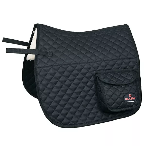 HILASON Western Horse Luxury Quilted Saddle Pads with Pockets