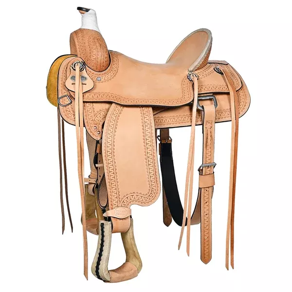 HILASON Western Horse Saddle American Leather Ranch Roping