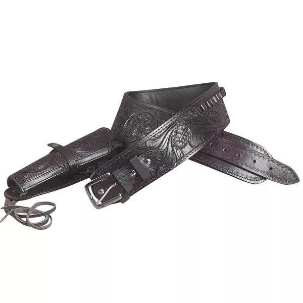 HILASON Western Leather Shoulder Rig Gun Holster 44/45 Caliber