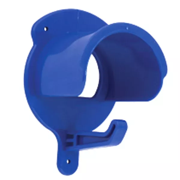 Hilason Western Wall Mount Abs Horse Bridle Bracket/ Hook-Blue