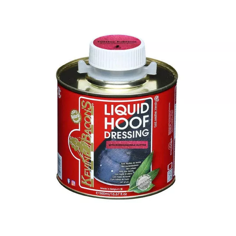 Hoof Oil Liquid Pink Glitter