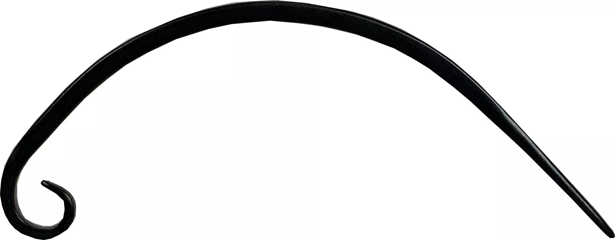 Hookery Curved Downturn Plant Hanger Hook 8 in Black