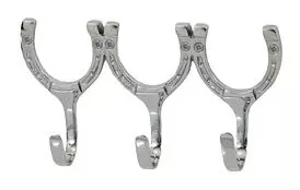 Horse Fare Triple Horseshoe Hook