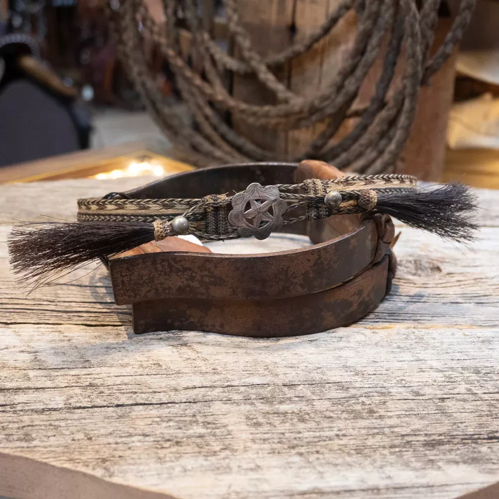 Horse Hair Hat Band w/Concho