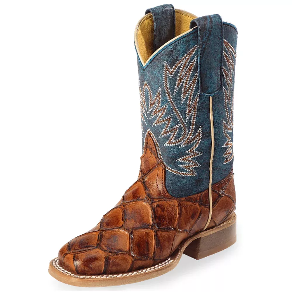 Horse Power Kid's Seas the Day Fish Print Boot