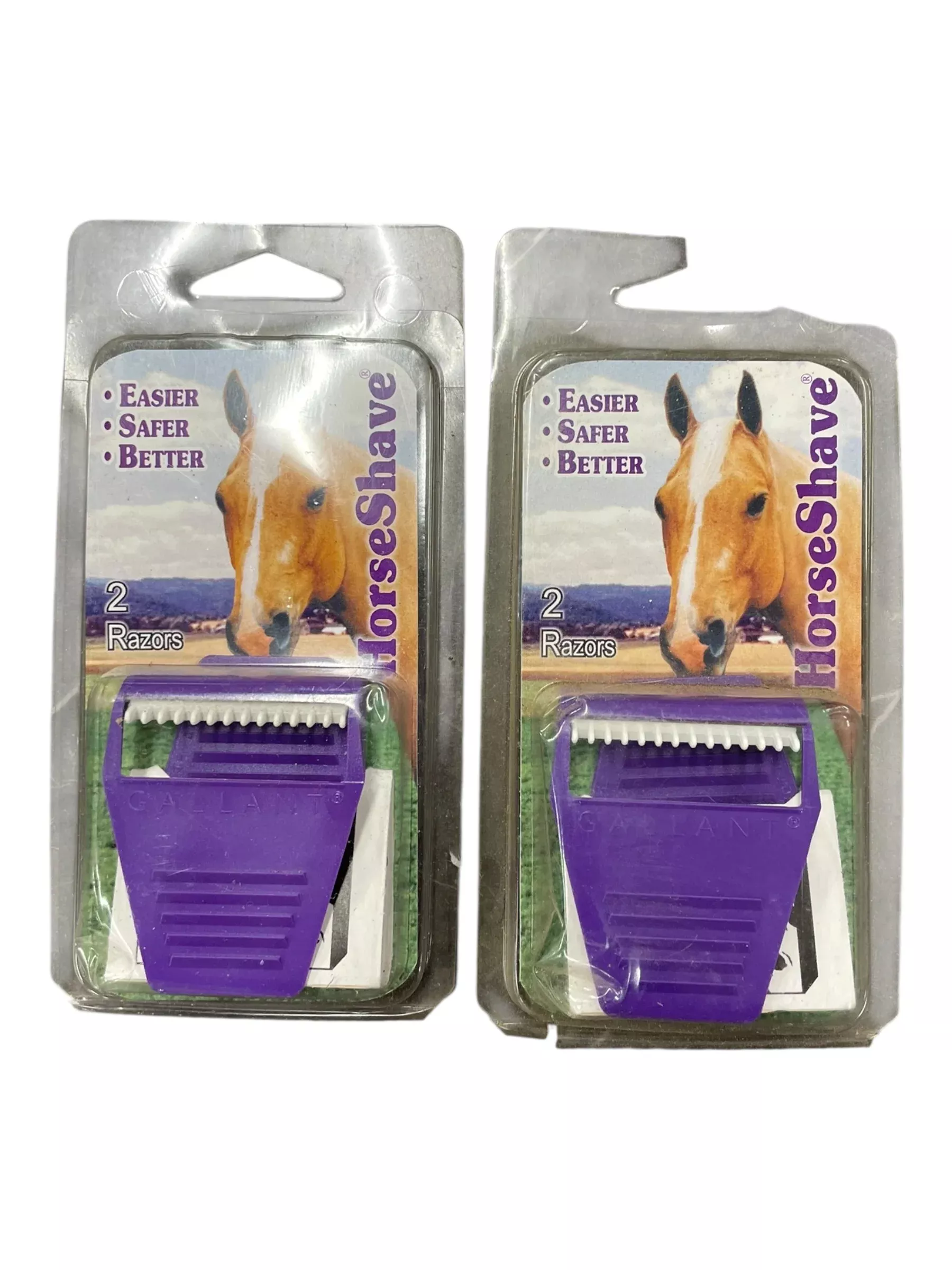 HorseShave Razors (Set Of 2 Packs) *NWT* - Purple - USED