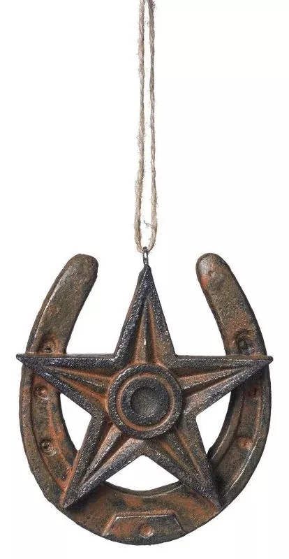 Horseshoe/Star Ornament